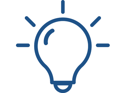 icon of lightbulb